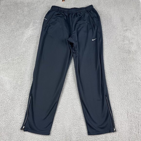 Nike Dri-Fit Navy Sweatpants Sz Large - Picture 1 of 4